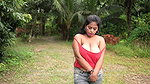 Sreetama Topless Her Red Tank Top In Jungless_1
