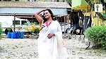 SUCHARITA. In White Saree II Saree Sundari II Saree Lover II nandini nayek naari Saree Expresion II Saree_2
