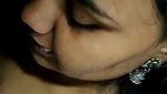 Fucking mouth of sexy Tamil wife