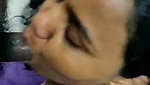 Fucking mouth of sexy Tamil wife