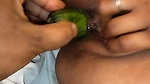 Bihari Bhabhi Masturbated with Cucumber and Took Out Water From Her Pussy