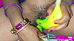 Desi Bhabhi Super Banana Sex Banana Inside Pussy