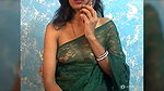 Sexy Bhabhi in See through Saree without blouse 22