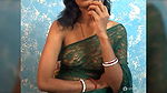 Sexy Bhabhi in See through Saree without blouse 22