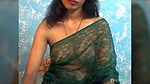 Sexy Bhabhi in See through Saree without blouse 22