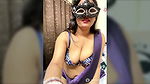 Chubby Bhabhi wearing only Saree Showing her Big Boobs2