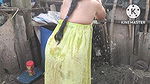 Antha yadav hot outside bath full topless