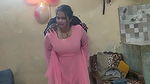 Sexy Indian Chubby Bhabhi in See-through Pink Gown – Massive Ass & Curvy Body Reveal