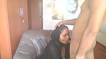 Hijab Lady Works at My Home Office Sucks Well