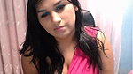 chubby roshnie in pink saree strip naked