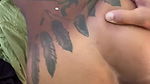 Tattooed Asian woman with a creamy pussy FUCKED in the woods in a tent 22