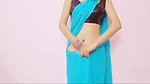 low waist saree naveel show