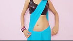 low waist saree naveel show