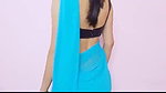 low waist saree naveel show