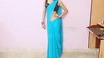 low waist saree naveel show