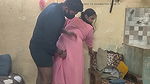 Sexy Indian Chubby Bhabhi in See-through Pink Gown – Massive Ass & Curvy Body Reveal
