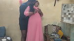 Sexy Indian Chubby Bhabhi in See-through Pink Gown – Massive Ass & Curvy Body Reveal