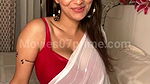 ANVESHI JAIN LIVE IN SAREE 1
