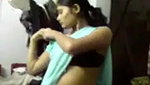 desi girl stripping her saree off