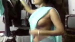 desi girl stripping her saree off