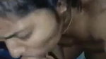 Bhabhi giving blowjob and taking cum in mouth