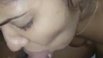 Bhabhi giving blowjob and taking cum in mouth