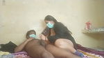 Hot Indian Wife Wearing a Mask Rides Her Husband Hard – Desi Homemade Video