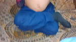 Desi Red Lipstick Bahbi Boobs Show with Pregnant