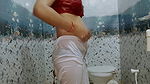 Indian Stepmom Bathing in Open White Legis Make Me Feel Better