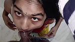 Traditional Indian Girl Deepthroat and Cum in Mouth POV