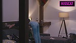 5Kiss Cat Busty Maids First Day Naked Man Cock Washing With Blowjob Night Surprise Sex With Creampie