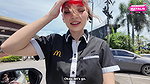 7Maya Lis Cute McDonald s Girl Messed Up The Order But Worked It Off All The Way