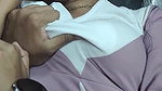 Beautiful Sexy girl  Boob Pressing By Lover