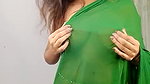 Hot Riya Wearing A Saree Show Her Sexy Back and boobs