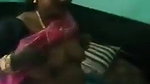 Mallu Aunty Boobs Show to Lover
