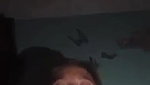 Cute girl showing boob pussy and asshole