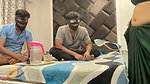 Desi Bhabhi Threesome with 2 Men on webcam