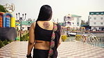 Nila in Black Saree Photoshoot ~