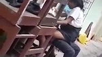 College lovers fucking in backside of the College building