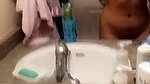 Beautiful NRI girl taking mirror nude