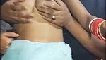 Village Couple Nude on Live Show Boobs Pressed hard for Milk
