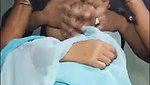 Village Couple Nude on Live Show Boobs Pressed hard for Milk