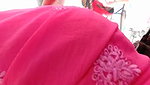 Desi Aunty Pallu Slip in Auto Caught Hidendly