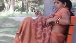 Desi Lovers in Park Hot Boobs Show Aunty