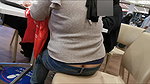 Ass crack in food court