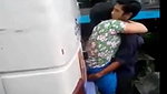 Lovers Fucking in Backside of Bus Depot Capture Hidenly