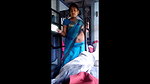 Desi lady navel from train