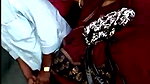 Hot Aunty Open navel show from railway station
