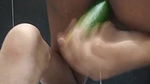 Horny Paki Girl Showing Asshole And Masturbating With Cucumber