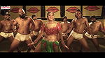 Shree Rapaka hot Cleavage and Navel show song